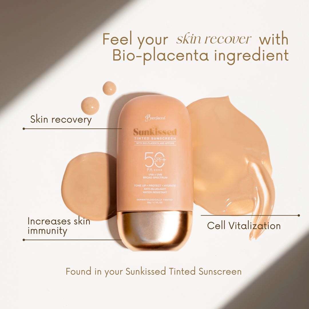 Barefaced Sunkissed Tinted Sunscreen SPF50+ PA+++ 50g