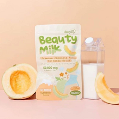 Dear Face Beauty Milk Premium Japanese Melon + Collagen Drink 180g