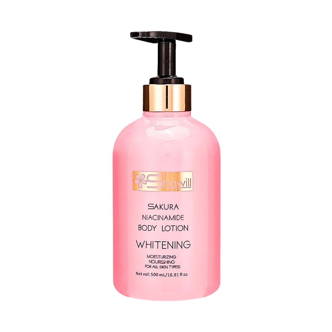 Shawill Sakura Niacinamide Whitening Body Lotion - 500ml