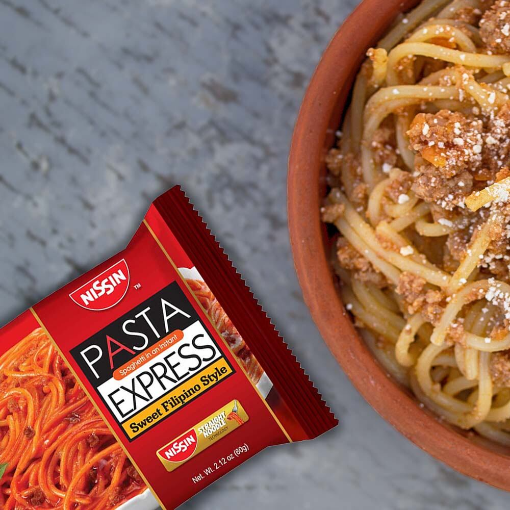 Nissin Pasta Express Spaghetti In An Instant Sweet Filipino Style - 60g