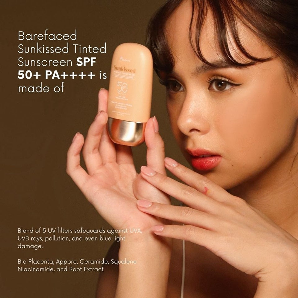 Barefaced Sunkissed Tinted Sunscreen SPF50+ PA+++ 50g