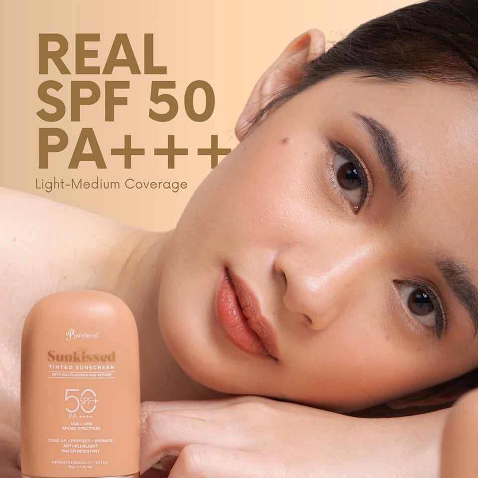 Barefaced Sunkissed Tinted Sunscreen SPF50+ PA+++ 50g