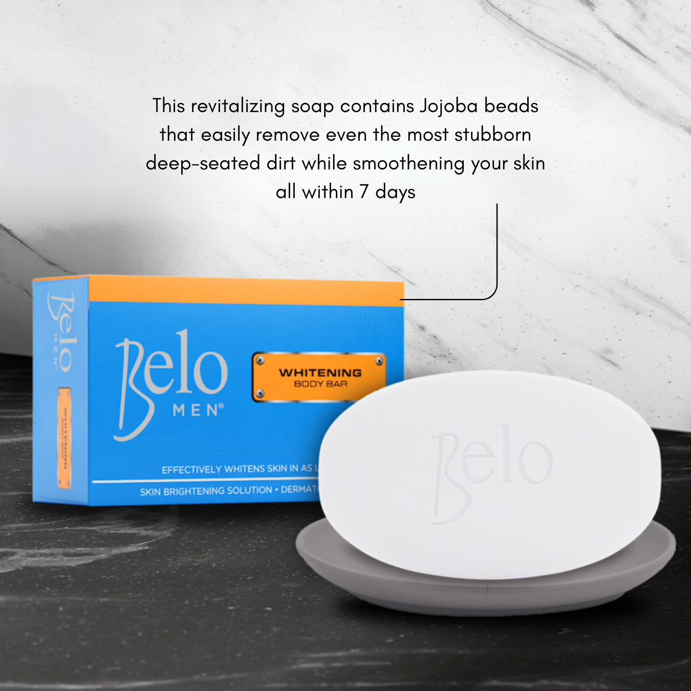 Belo Men Whitening Bar Soap - 135g