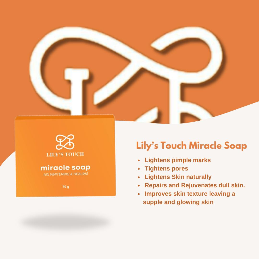 Lily's Touch Miracle Soap 10X Whitening & Healing - 70g