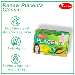 Renew Placenta Soap Solid Face & Body Anti aging & Whitening 135gm