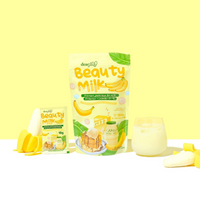 Dear Face Beauty Milk Premium Japanese Banana Probiotic + Collagen Drink 180g