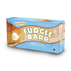 Fudgee Barr Mocha Cake With Vanilla Pack of 10 x 39gm