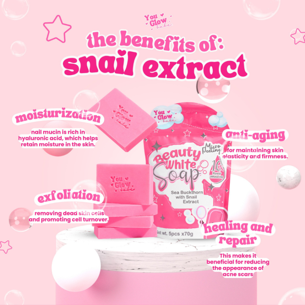 You Glow Babe Beauty White Soap - 70g x 5 Pcs