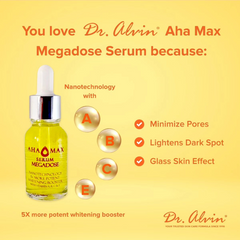 Dr. Alvin AHA Max Megadose Serum - 15ml