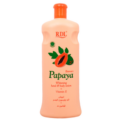 RDL Papaya Whitening Body Lotion + Vitamin E - 600ml (5+1) Offer