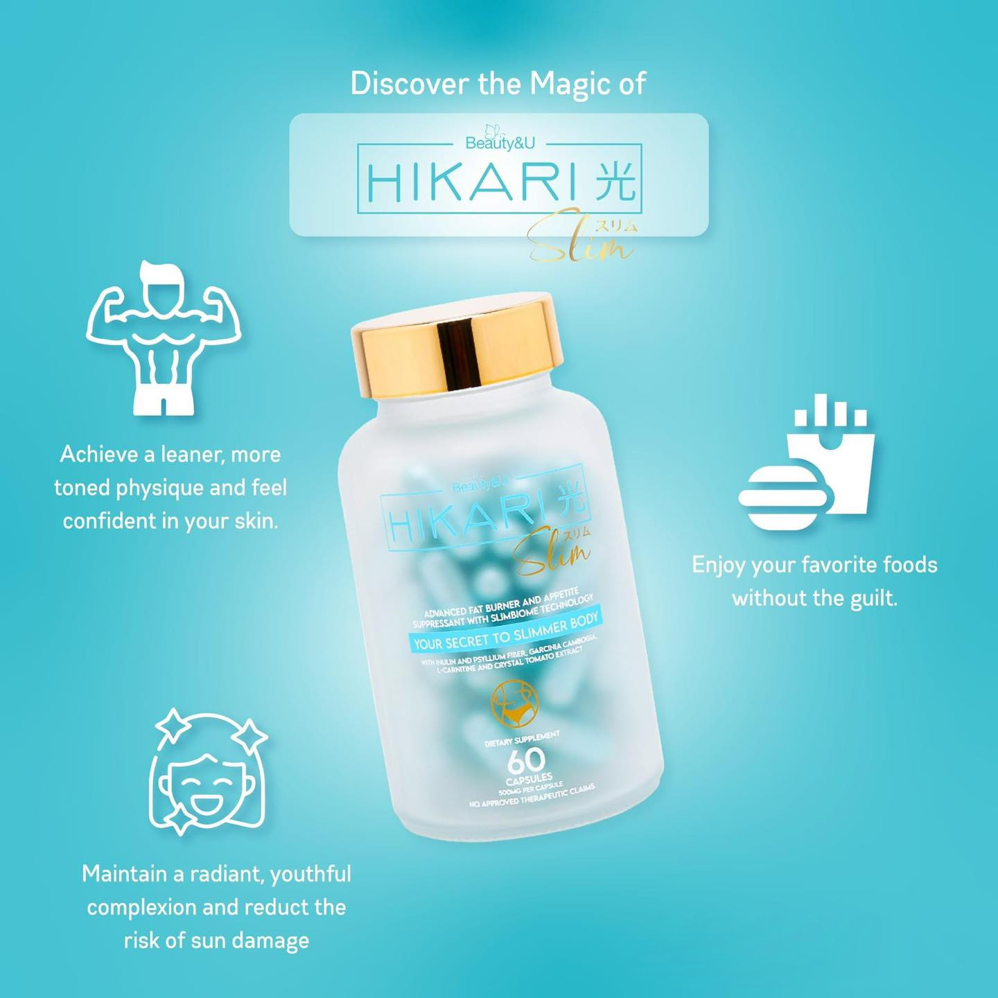 Beauty & U  Hikari Slim Dietary Supplements Capsules