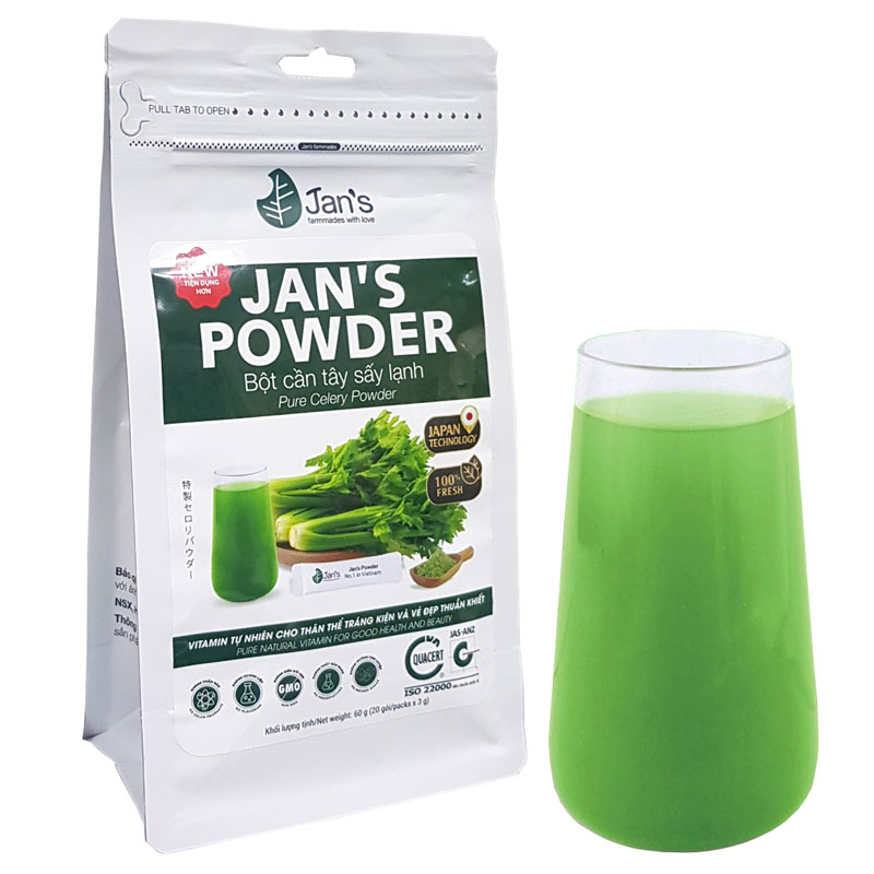 Jan's Powder Freeze-Dried Celery Powder - 60g