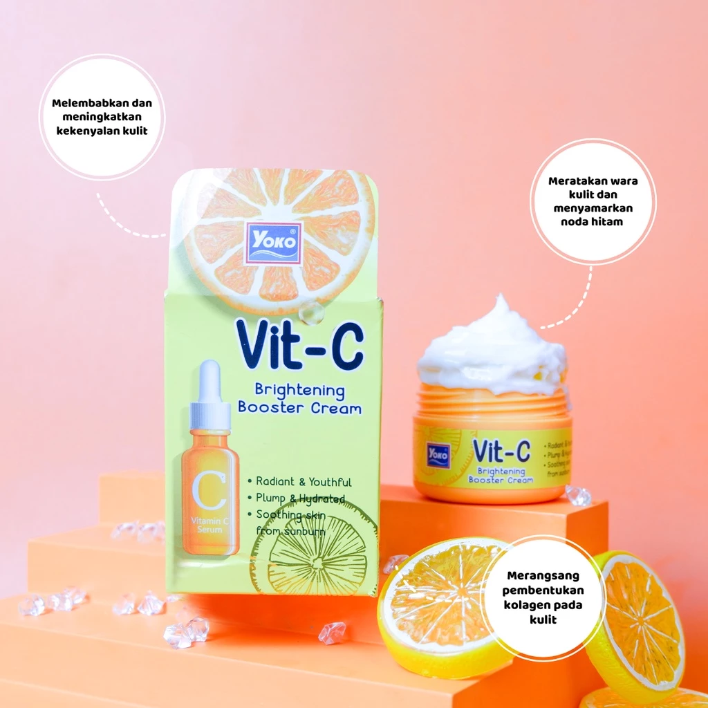 Yoko Vit-C Brightening Booster Cream - 50g