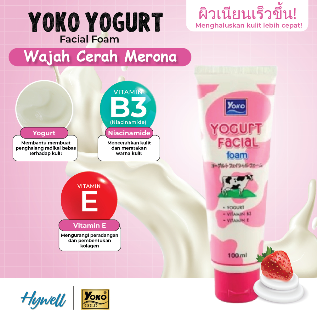 Yoko Yogurt Facial Foam 100 ml