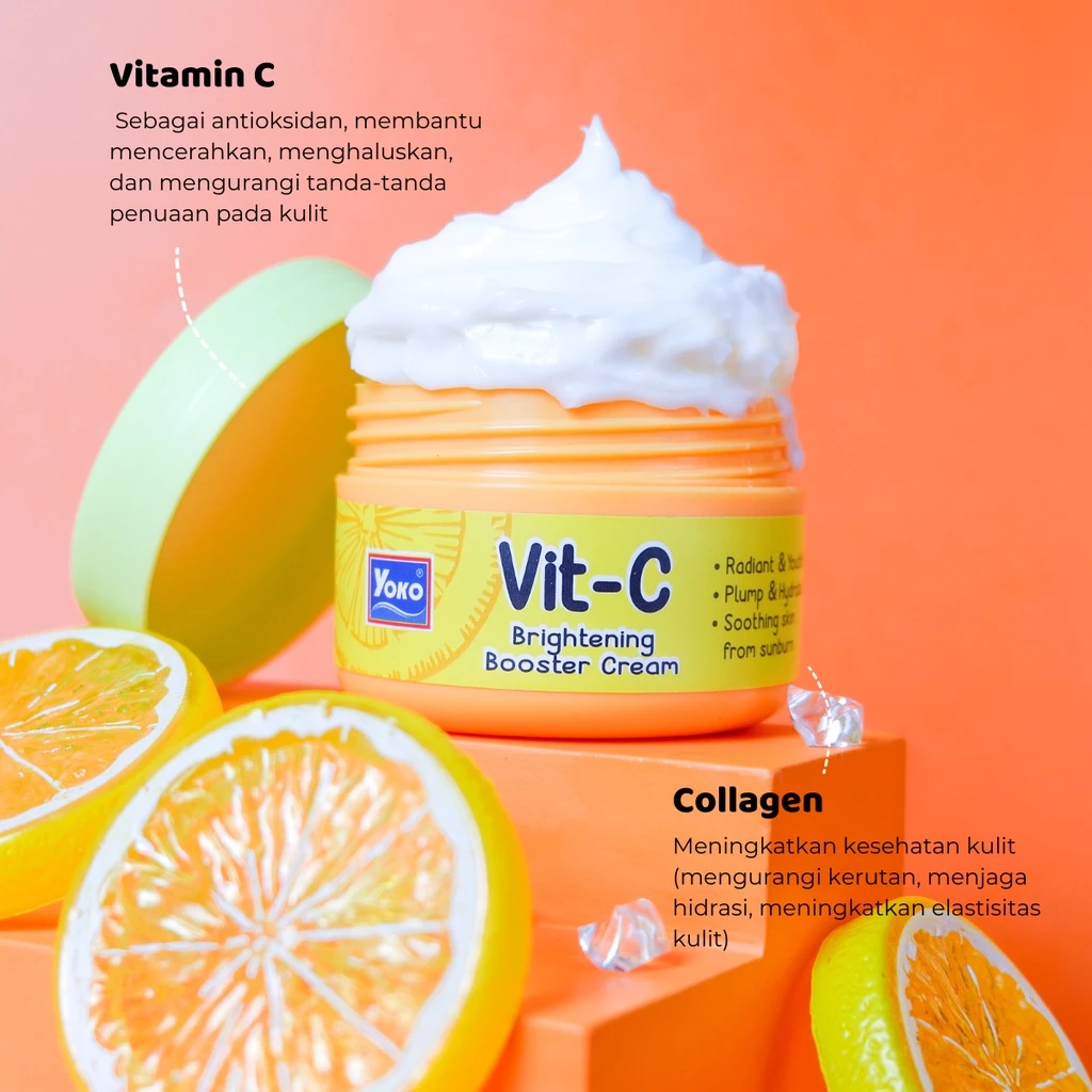 Yoko Vit-C Brightening Booster Cream - 50g