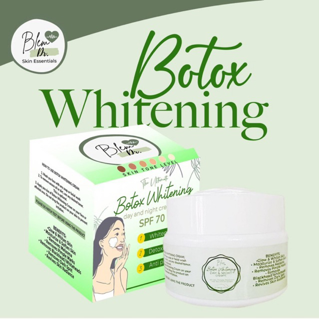 Dr Blem Botox Whitening Cream Day and Night Spf 70 - 15g