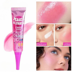 Kiss Beauty Magic Blusher Cheek Color Rose Glow Up - 30ml