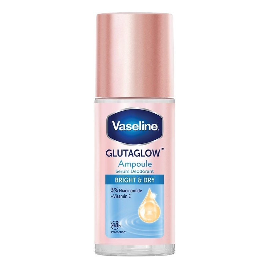 Vaseline Glutaglow Bright & Dry Ampoule Serum Deodorant - 45ml