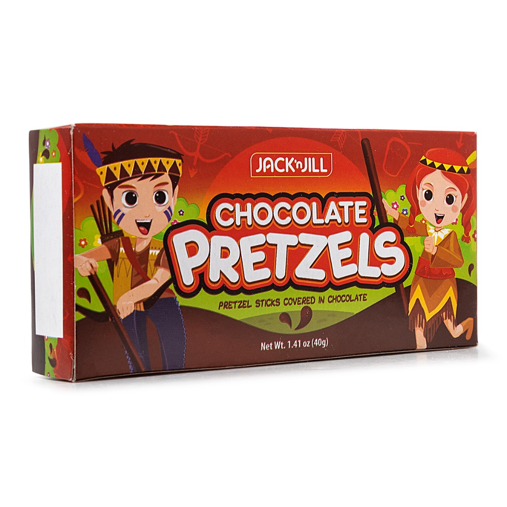 Jack 'n Jill Pretzels Chocolate - 40g
