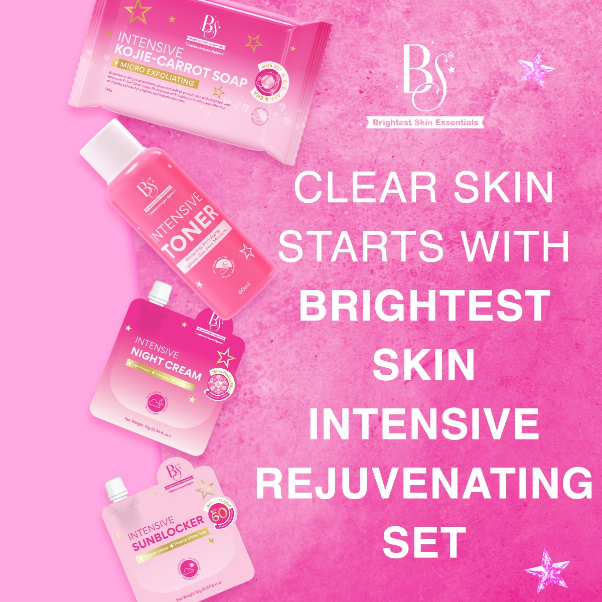 BS Brightest Skin Essentials Intensive Rejuvenating Set