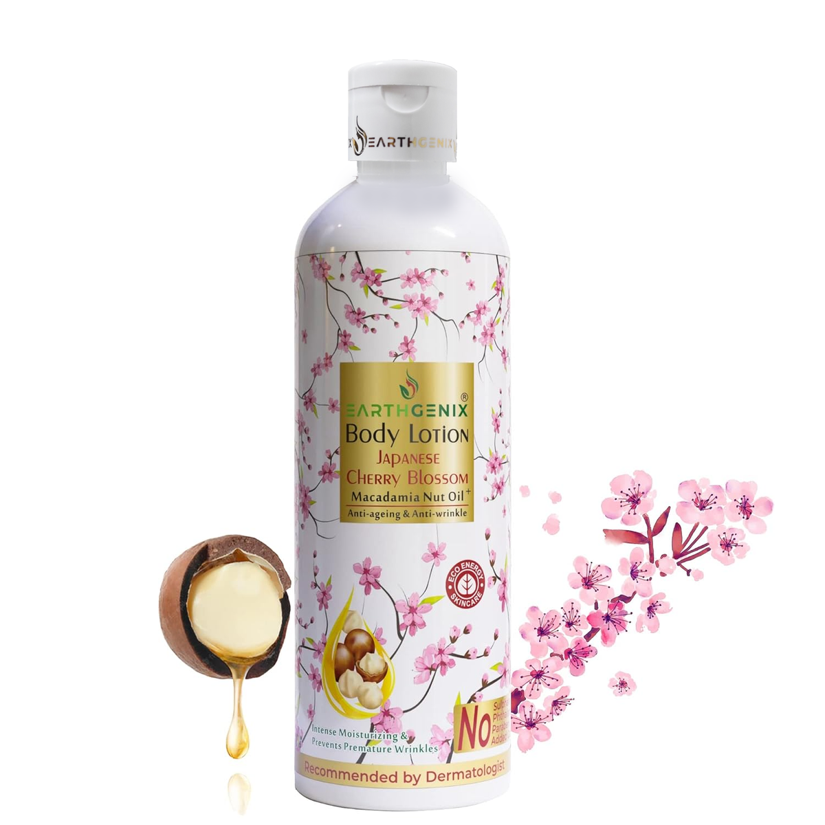 Earth Genix Japanese Cherry Blossom Body Lotion - 300ml