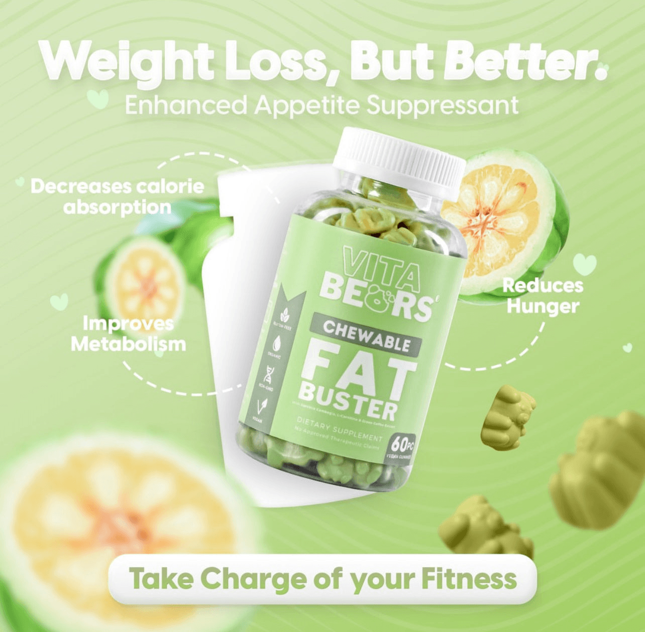 Vita Bears Fat Buster Crave Gummies Supplements – Sige Mart UAE
