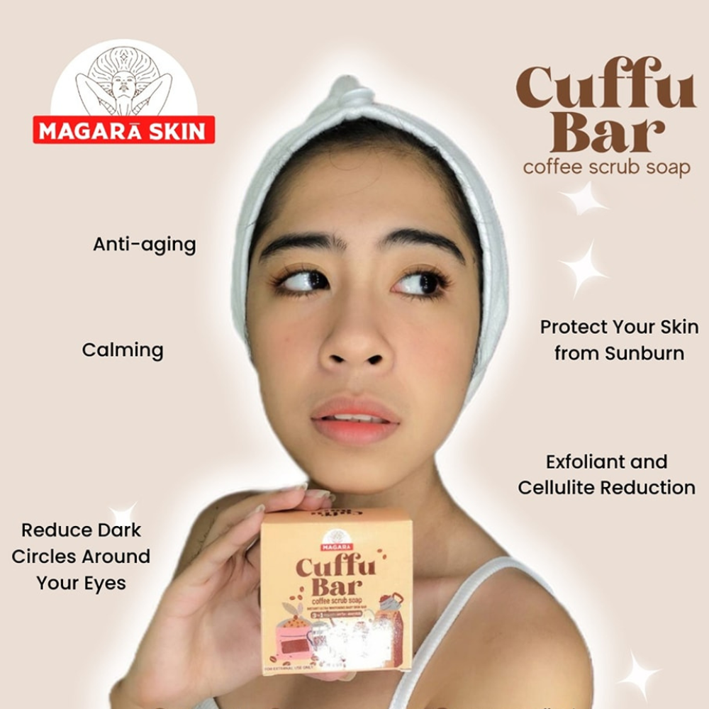 Magara Cuffu Bar Coffee Scrub Soap - 60g