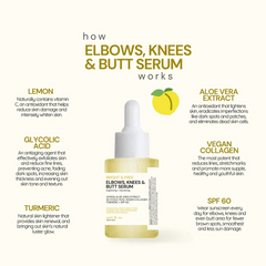 Catt & Co Bright & Free Elbows Knees & Butt Serum - 30ml