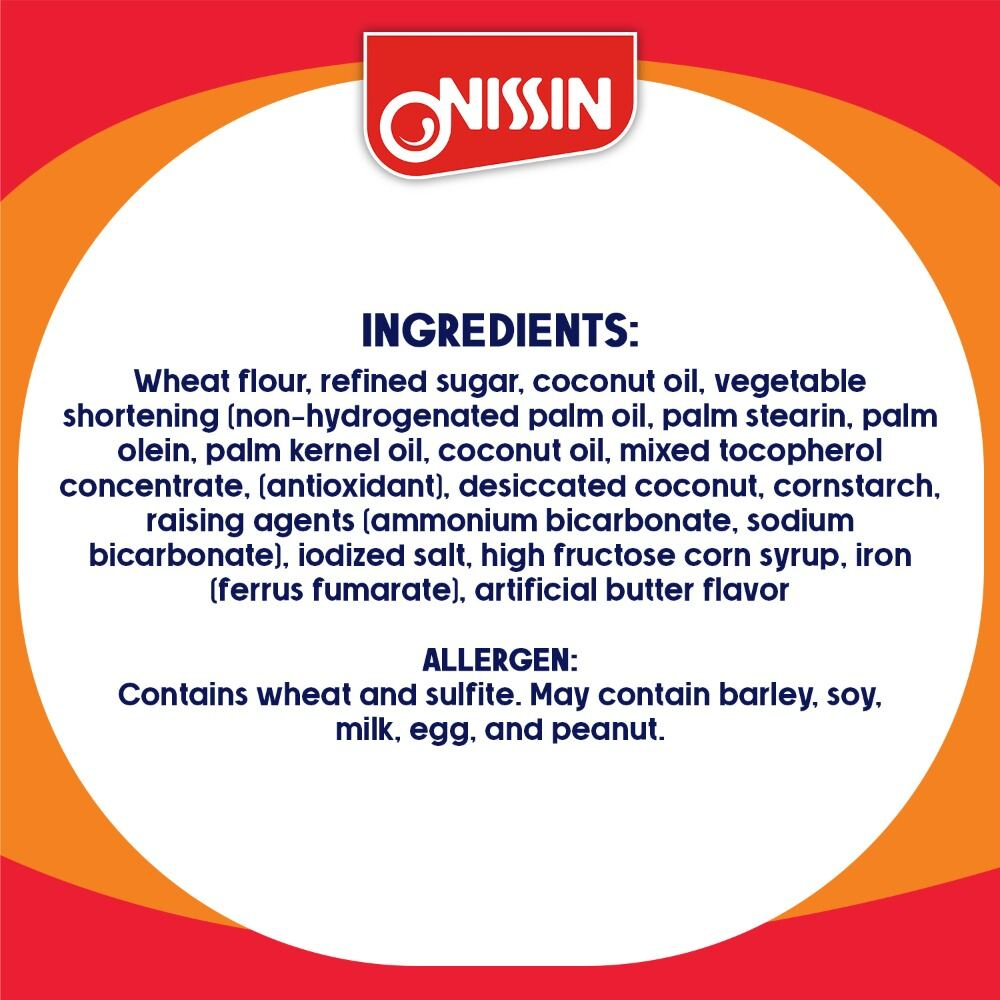 Nissin Butter Coconut Biscuits - 90g