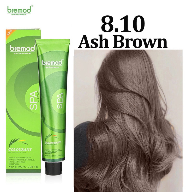 Bremod Performance 8.10 Ash Brown Hair Color - 100ml