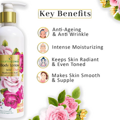Earth Genix Wild Rose Body Lotion - 300ml