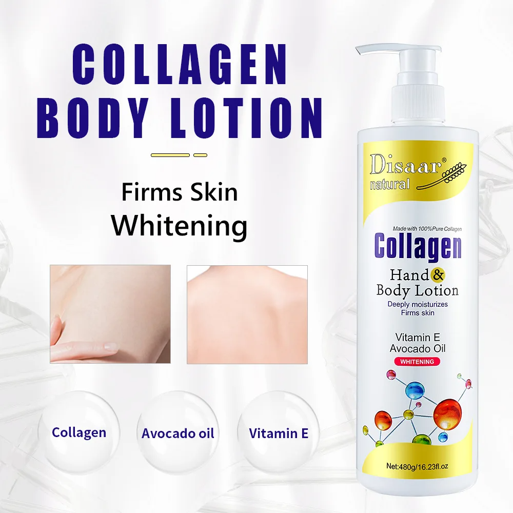 Disaar Collagen Brightening Hand & Body Lotion - 480g