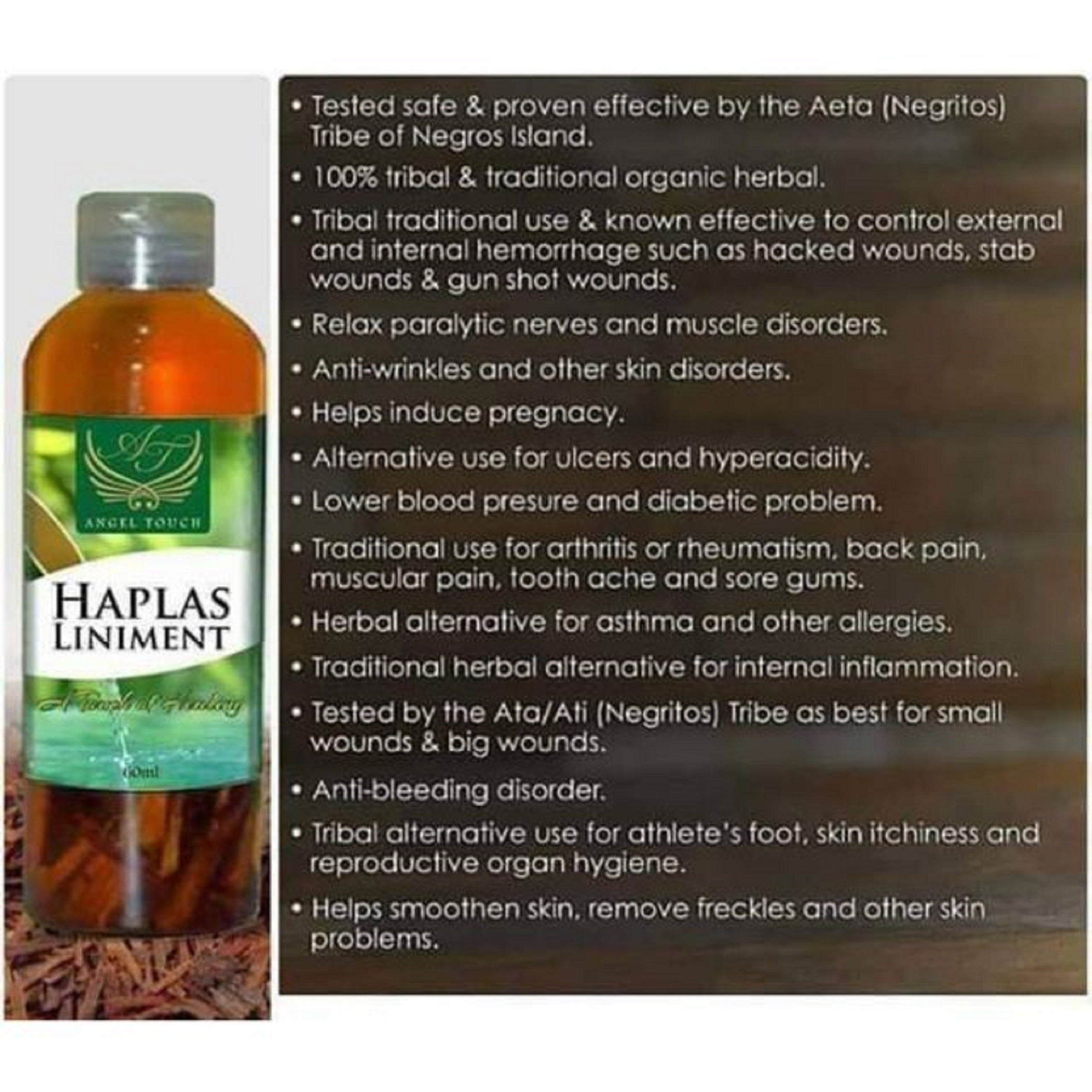 Angel Touch Haplas Liniment - 60ml