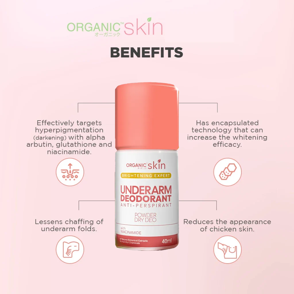 Organic Skin Brightening Expert Underarm Deodorant 40ml Combo Sige Mart UAE Organic Skin Brightening Expert Underarm Deodorant 40ml Combo Sige Mart UAE