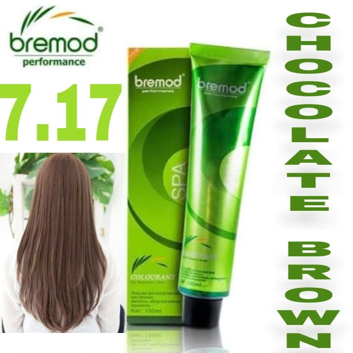 Bremod Performance 7.17 Chocolate Brown Hair Color - 100ml