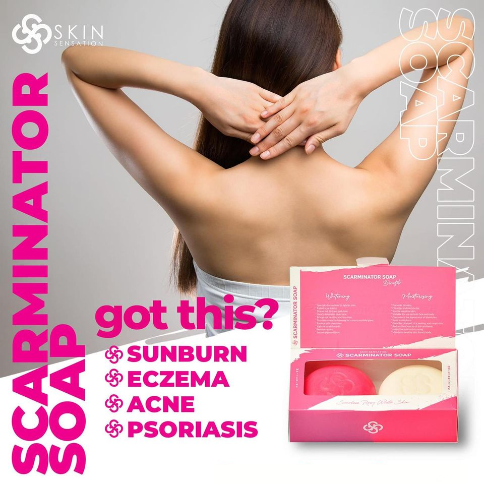 Skin Sensation Scarminator 2 In 1 Soap - 2 X 100g