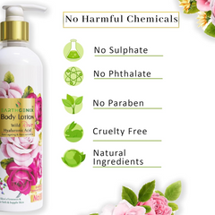 Earth Genix Wild Rose Body Lotion - 300ml