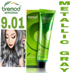 Bremod Performance 9.01 Metallic Gray Hair Color - 100ml