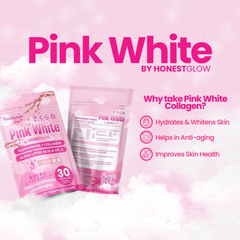 Transformed Skin Honest Glow Pink White Glutathione + Collagen 30 Capsules