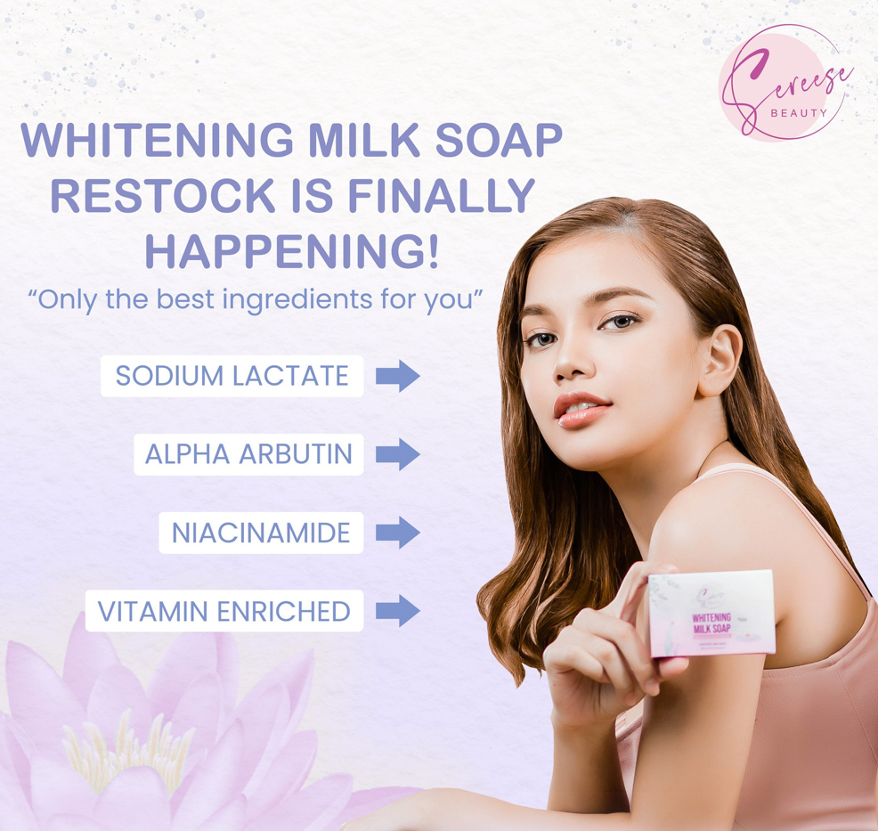 Sereese Beauty Whitening Milk Soap - 100g