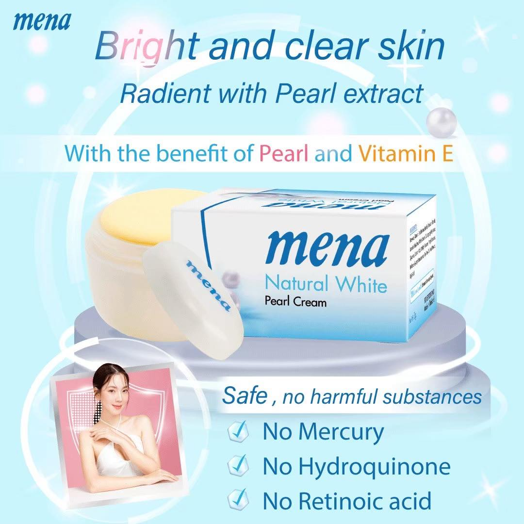 Mena Natural White Pearl Cream