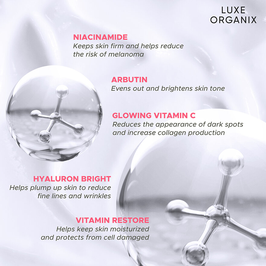 Luxe Organix Niacinamide + Arbutin Healthy Light Whitening Serum Lotion - 350ml