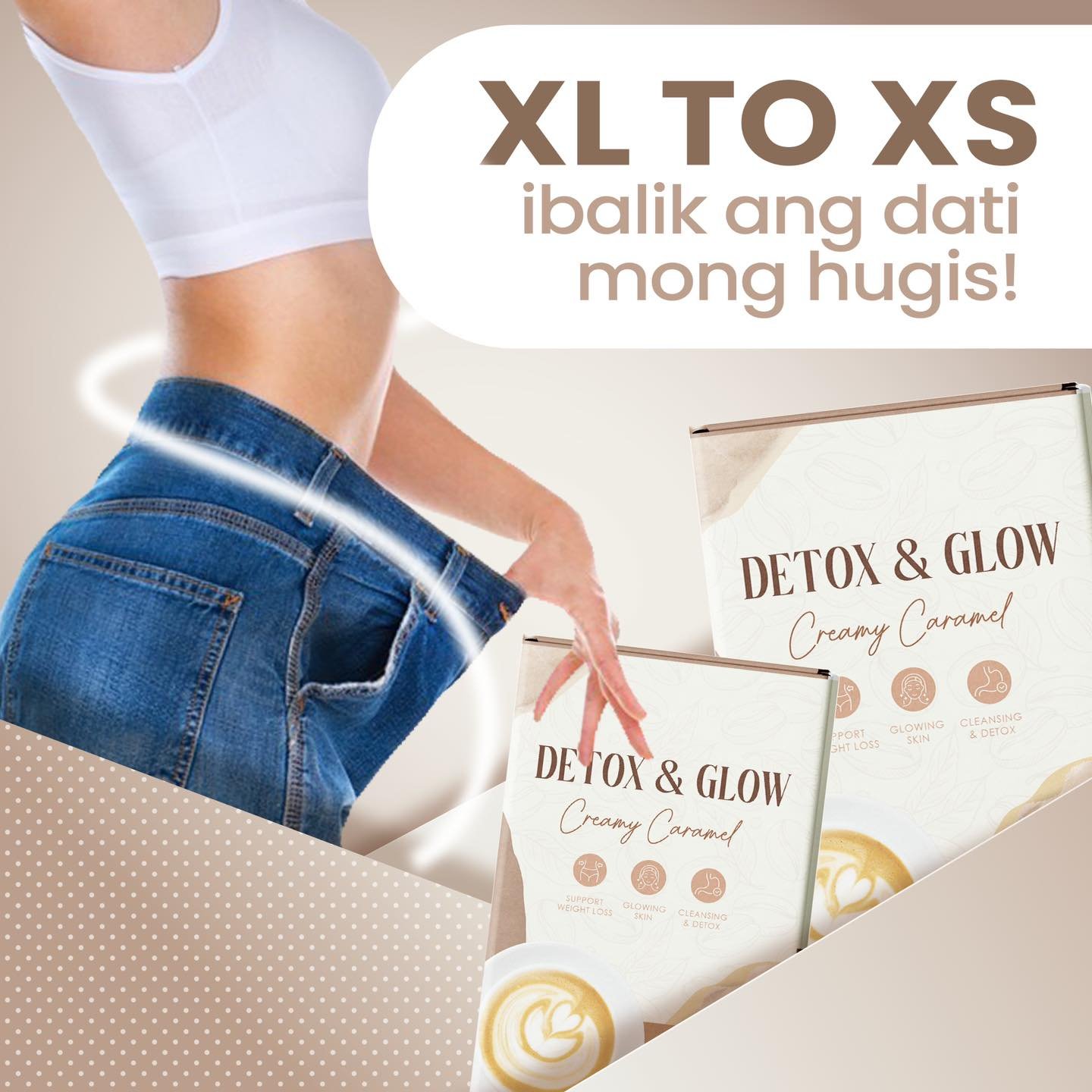 Detox & Glow Creamy Caramel Premium Blend - 210g