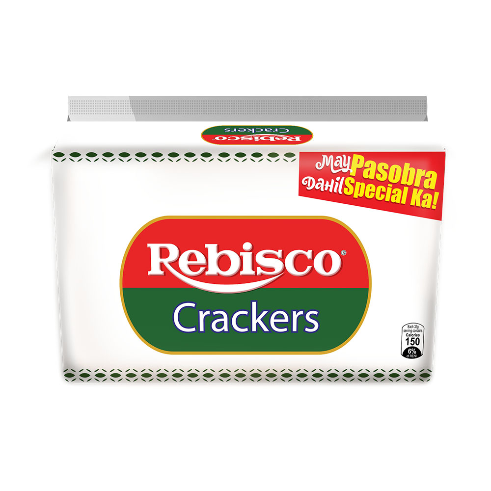 Rebisco Crackers Plain Pack of 10 x 33 gm