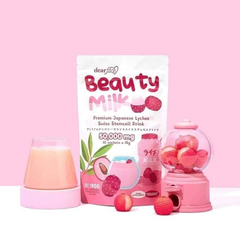 Dear Face Beauty Milk Premium Japanese Lychee Drink - 180g