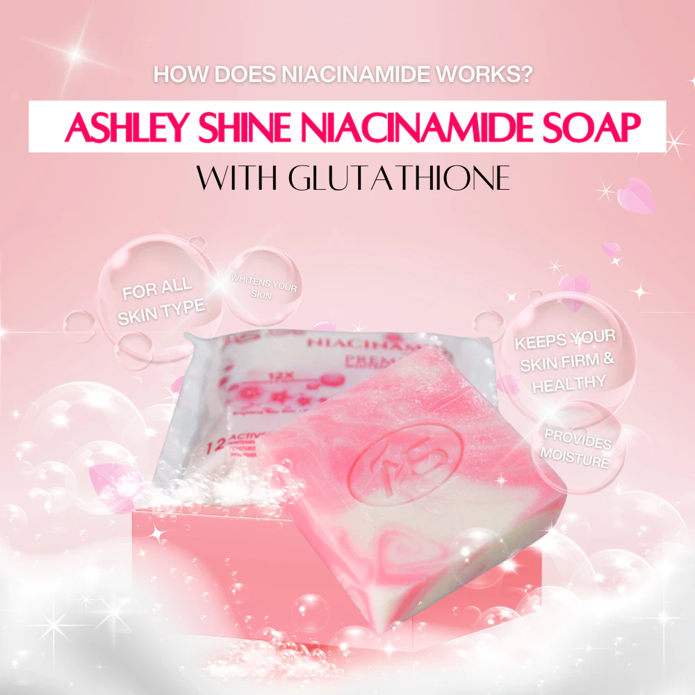 Ashley Shine Niacinamide Premium Whitening Soap - 70g