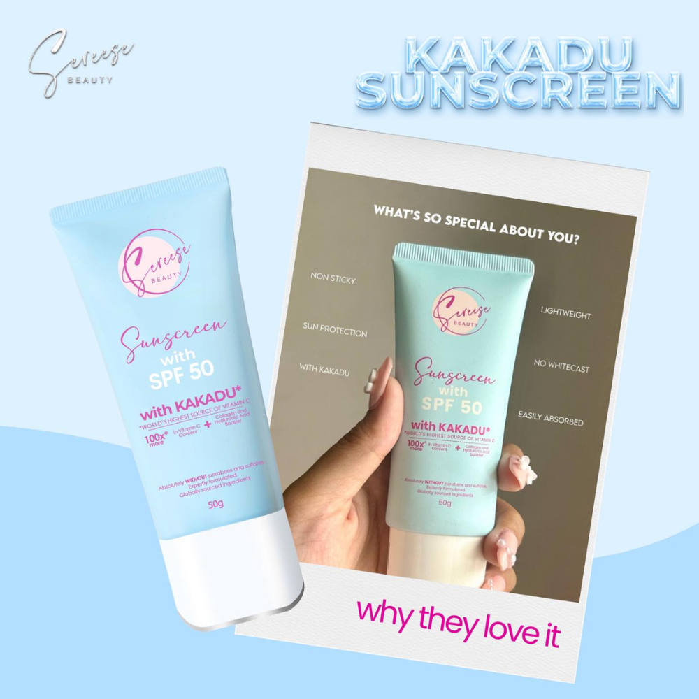 Sereese Beauty Sunscreen With SPF50 With Kadaku - 50g