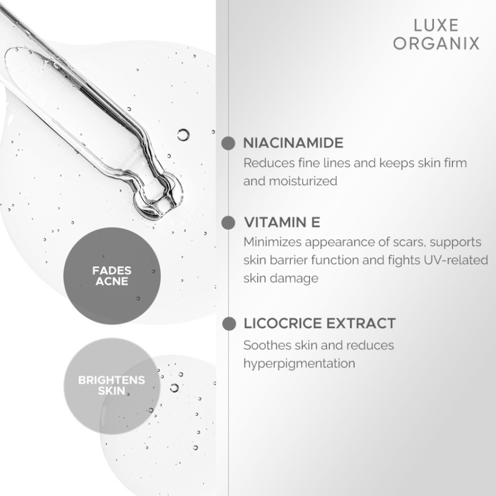 Luxe Organix Miracle Repair Luminous Bright Face Serum - 30ml