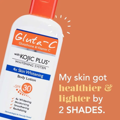 Gluta-C Kojic Plus+ Whitening System Body Lotion With SPF 30 - 300ml