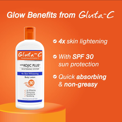 Gluta-C Kojic Plus+ Whitening System Body Lotion With SPF 30 - 300ml